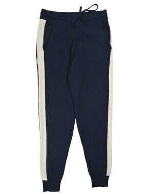Elle & Riley Cashmere Joggers in Navy Blue
